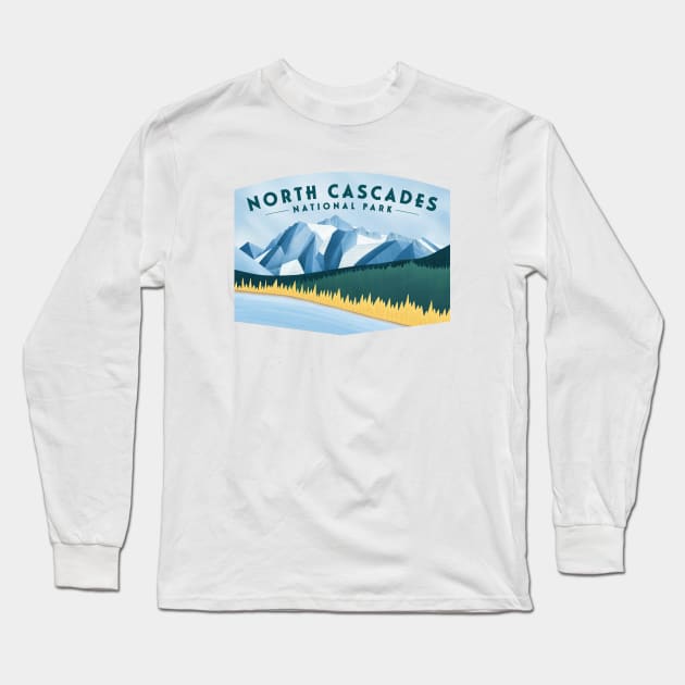 North Cascades National Park Long Sleeve T-Shirt by smalltownnc